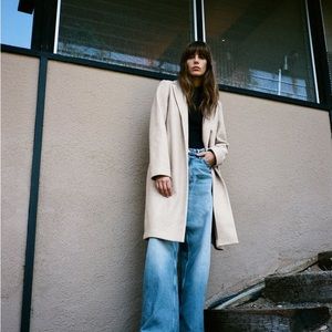 ZARA FELT TEXTURE COAT